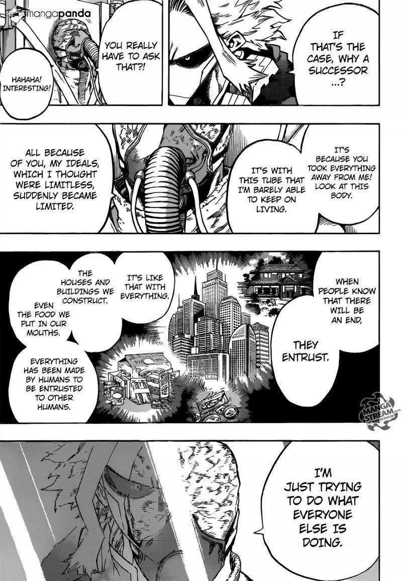 My Hero Academia, chapter 116