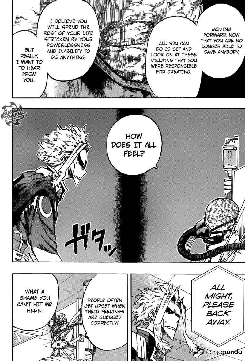 My Hero Academia, chapter 116