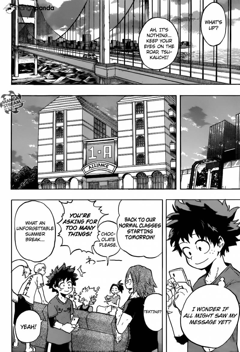 My Hero Academia, chapter 116