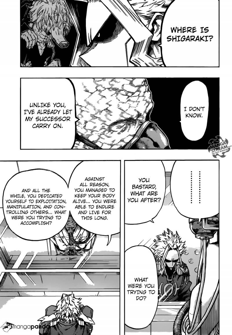 My Hero Academia, chapter 116