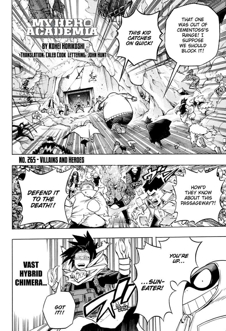 My Hero Academia, chapter 265