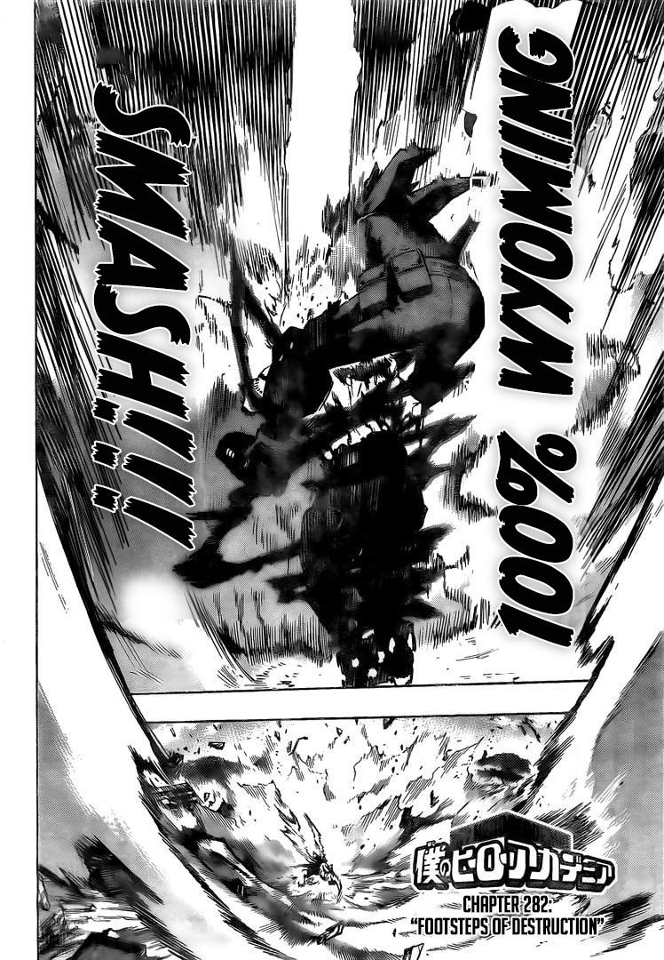 My Hero Academia, chapter 282