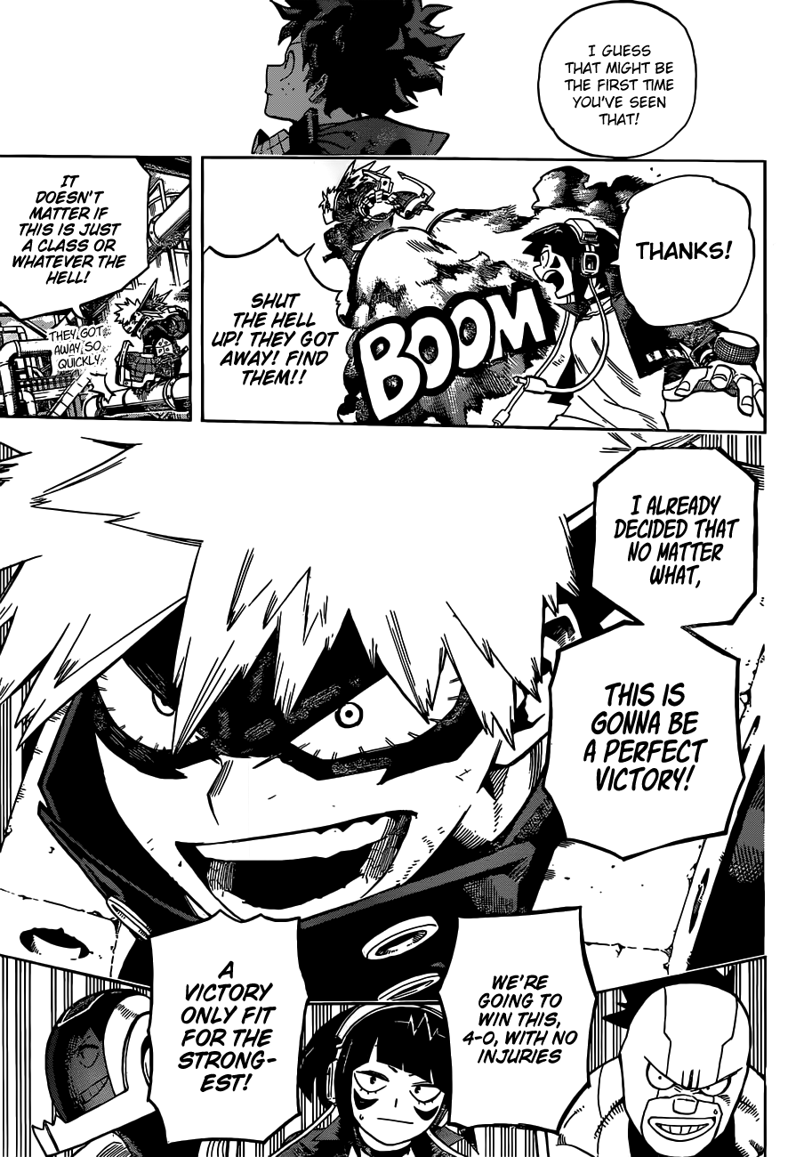 My Hero Academia, chapter 208