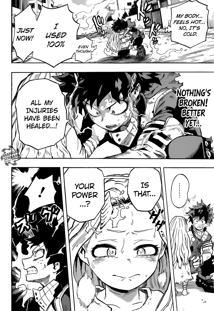 My Hero Academia, chapter 157