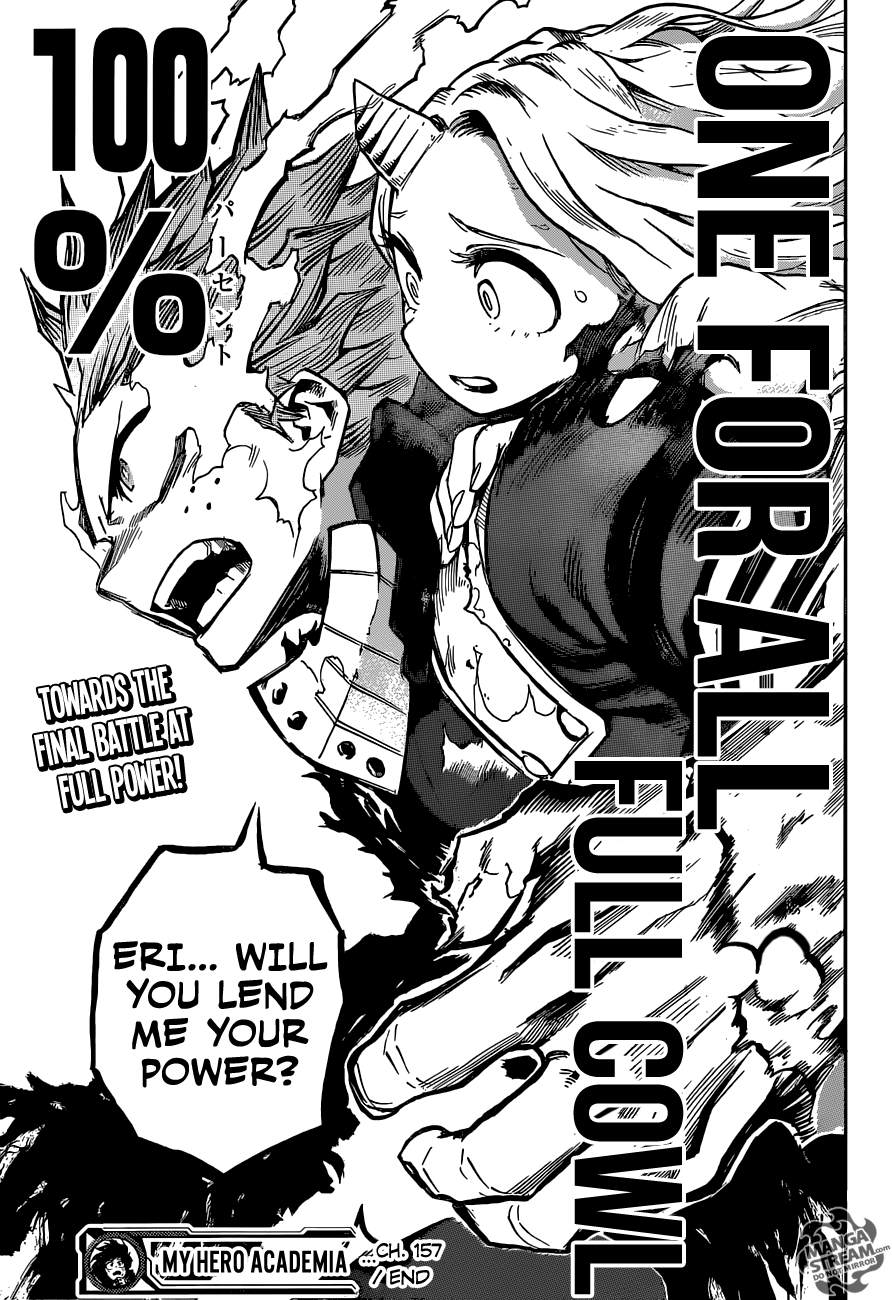 My Hero Academia, chapter 157