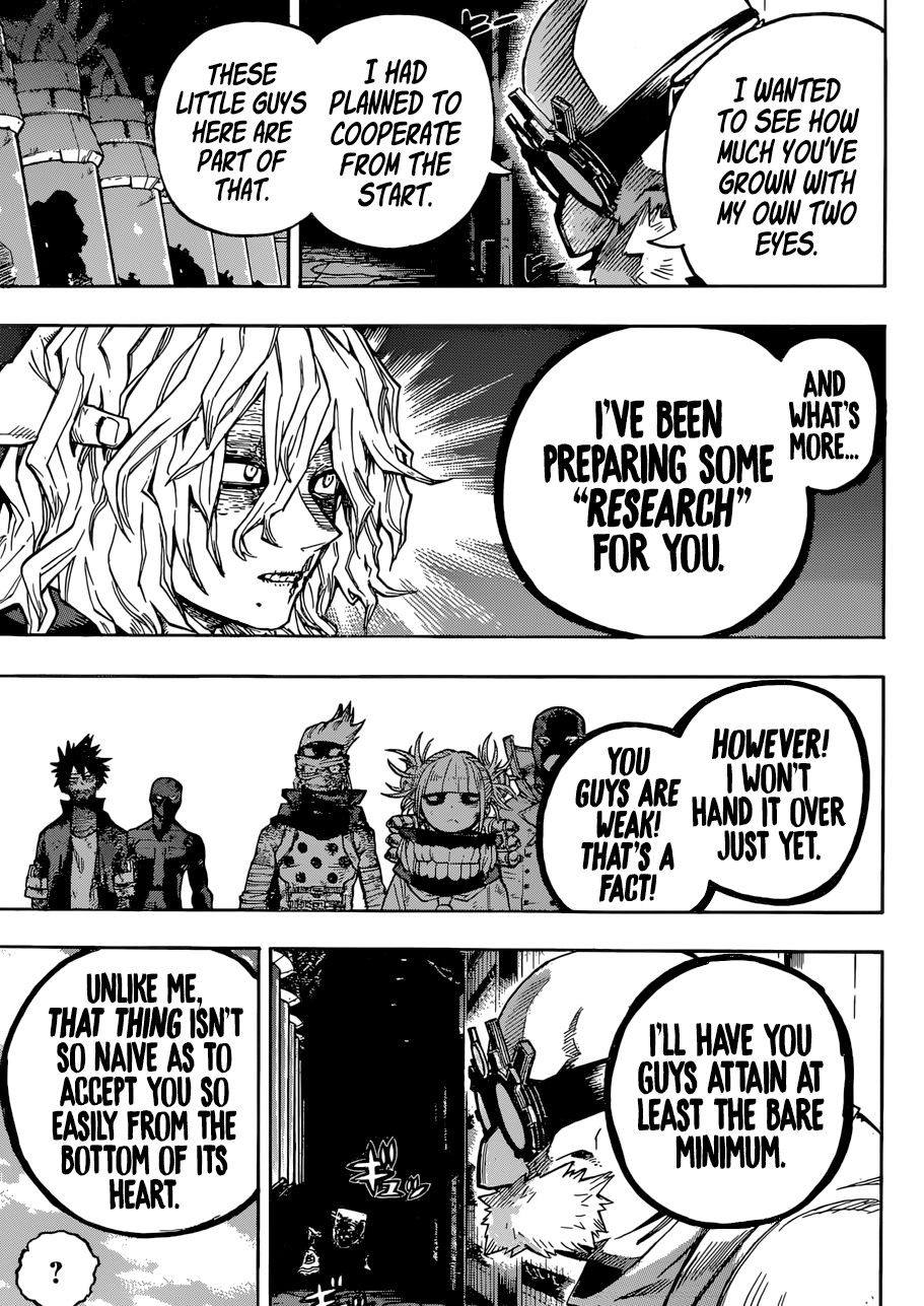 My Hero Academia, chapter 222