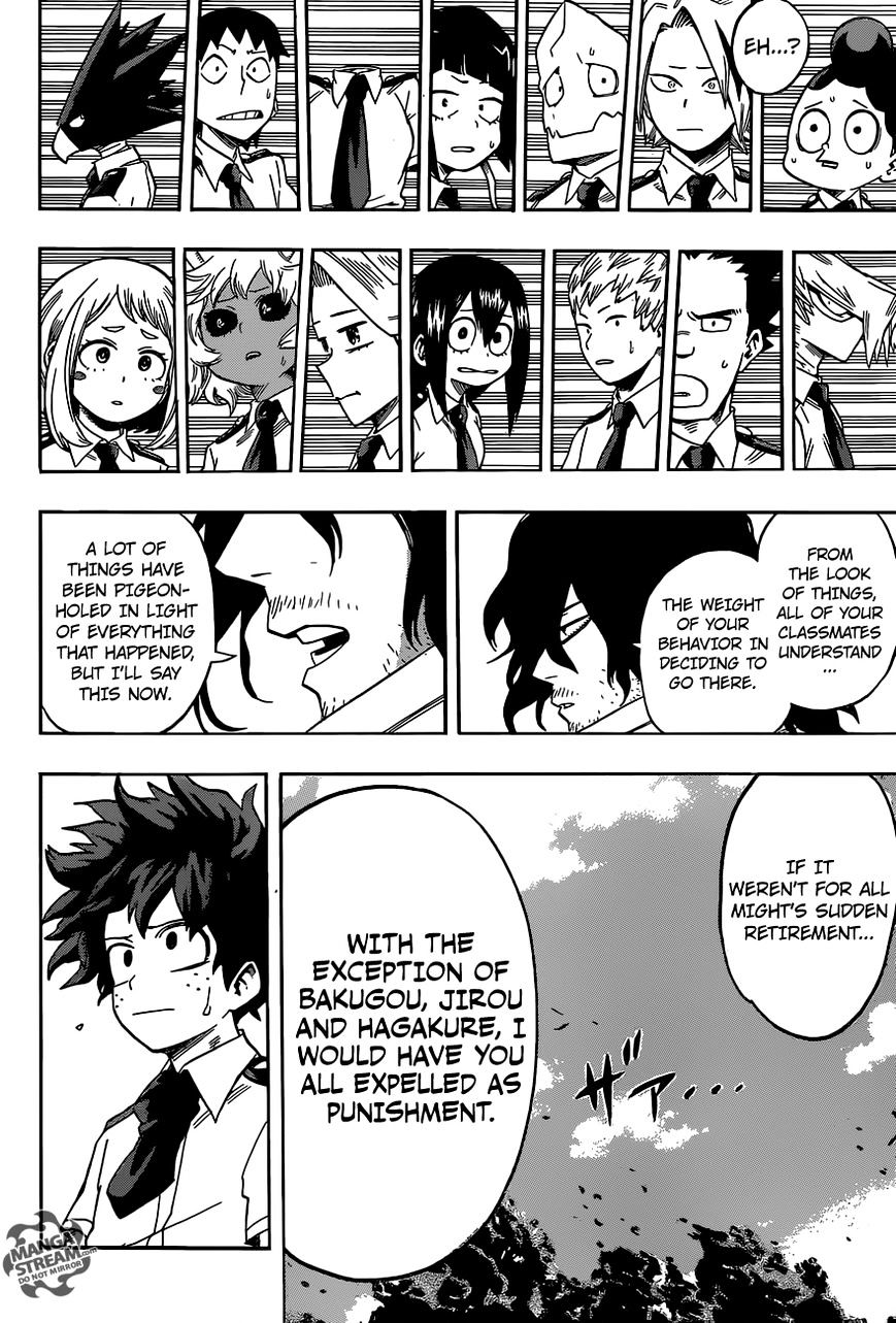 My Hero Academia, chapter 98