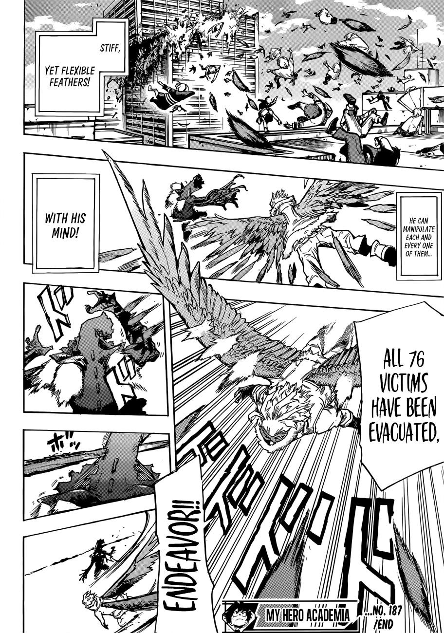 My Hero Academia, chapter 187