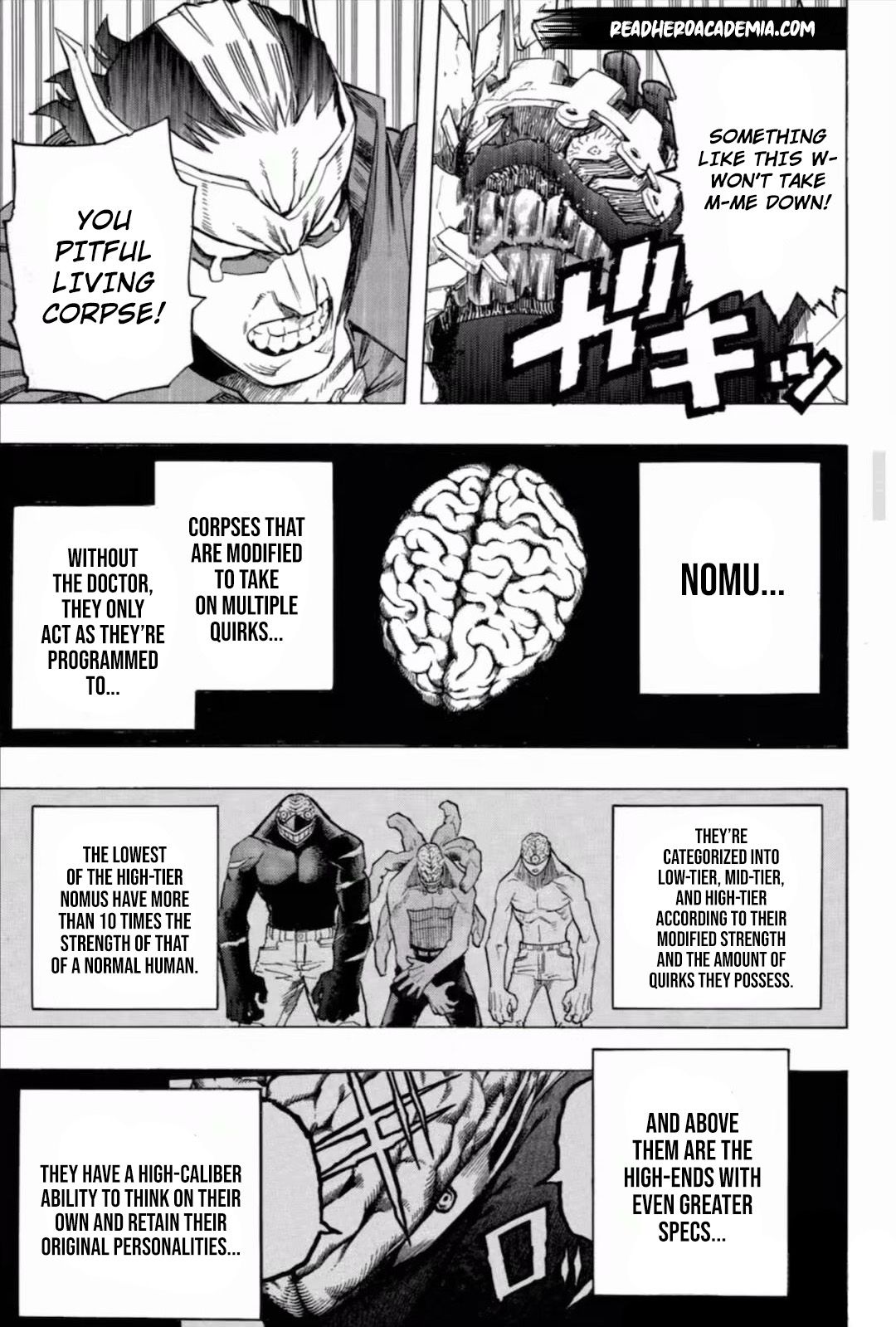 My Hero Academia, chapter 262