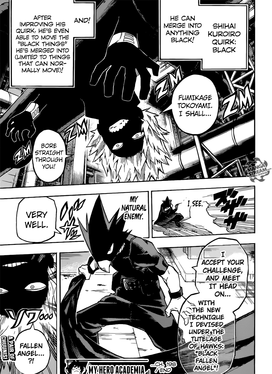 My Hero Academia, chapter 198