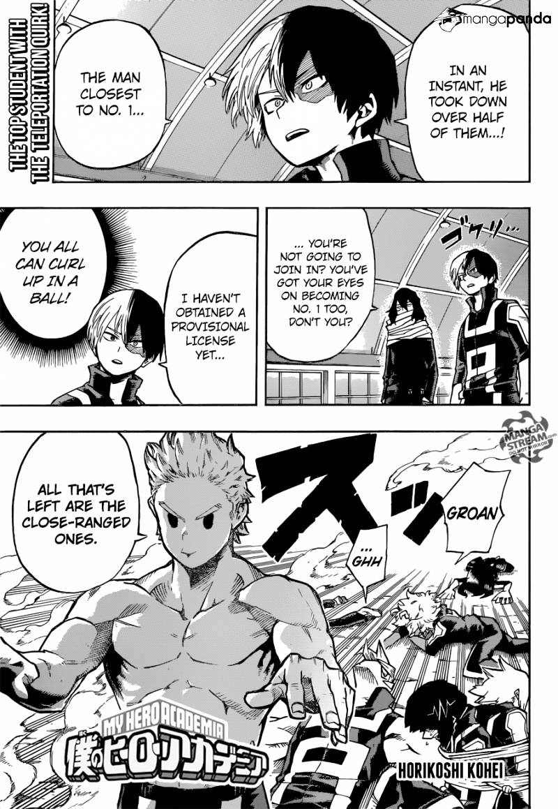 My Hero Academia, chapter 124