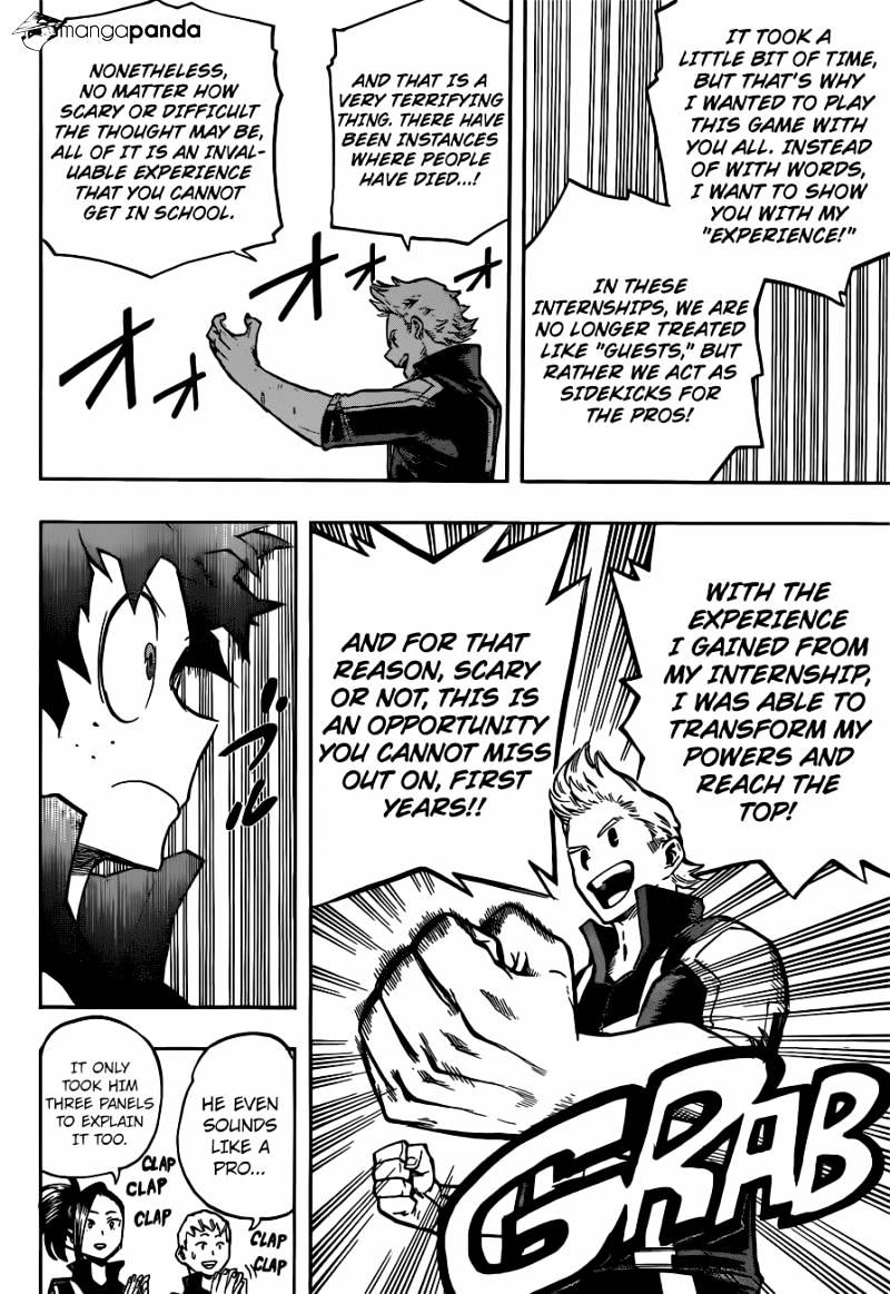 My Hero Academia, chapter 124