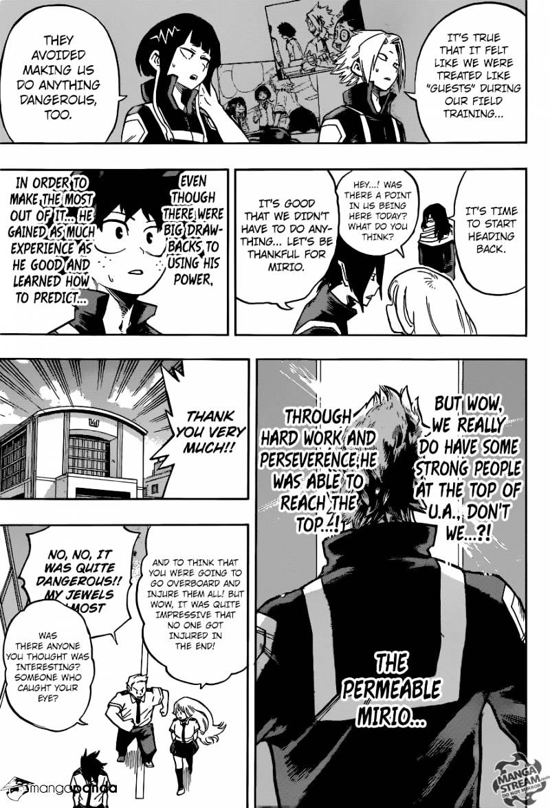 My Hero Academia, chapter 124