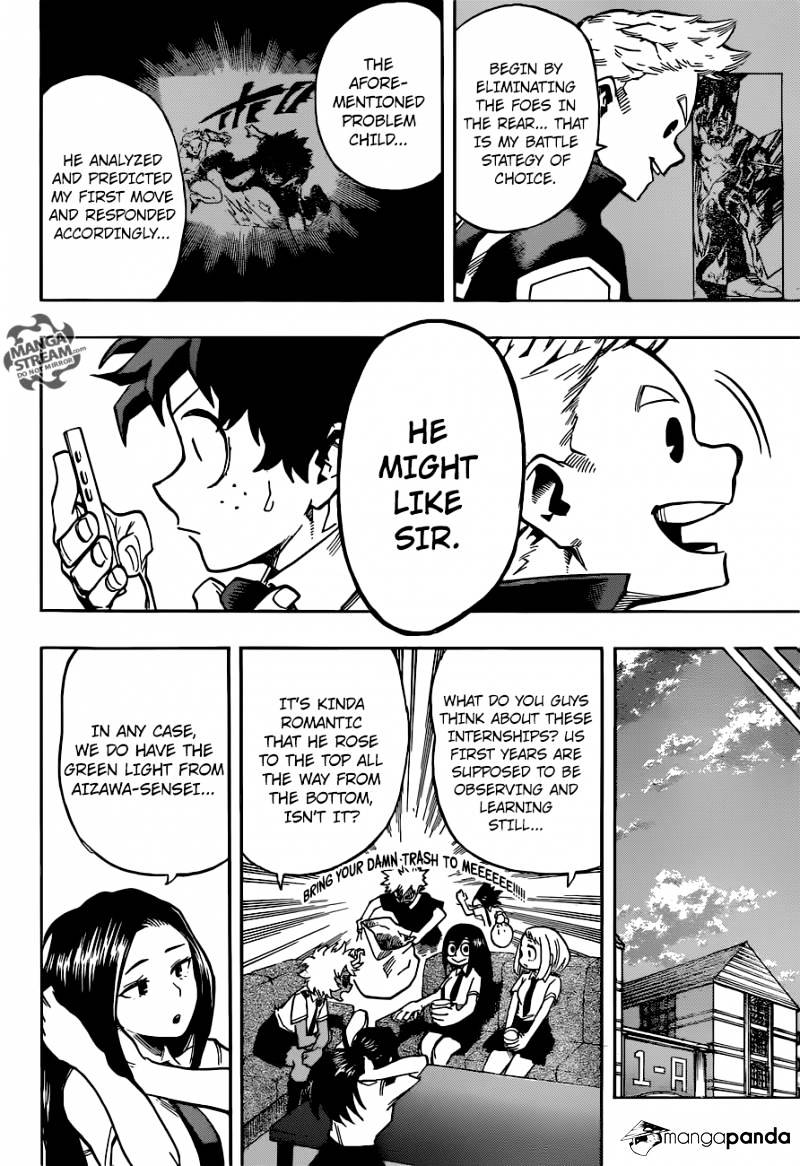 My Hero Academia, chapter 124