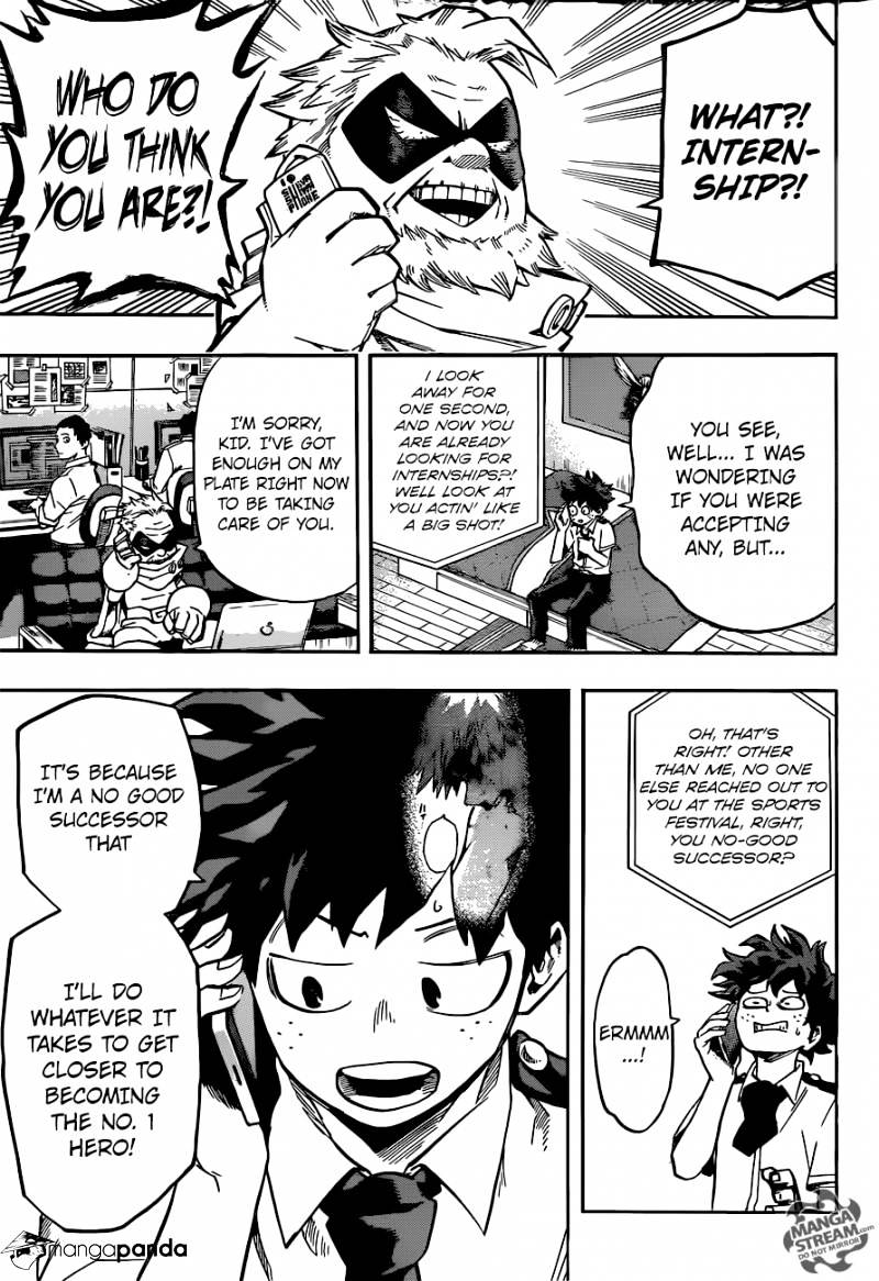 My Hero Academia, chapter 124