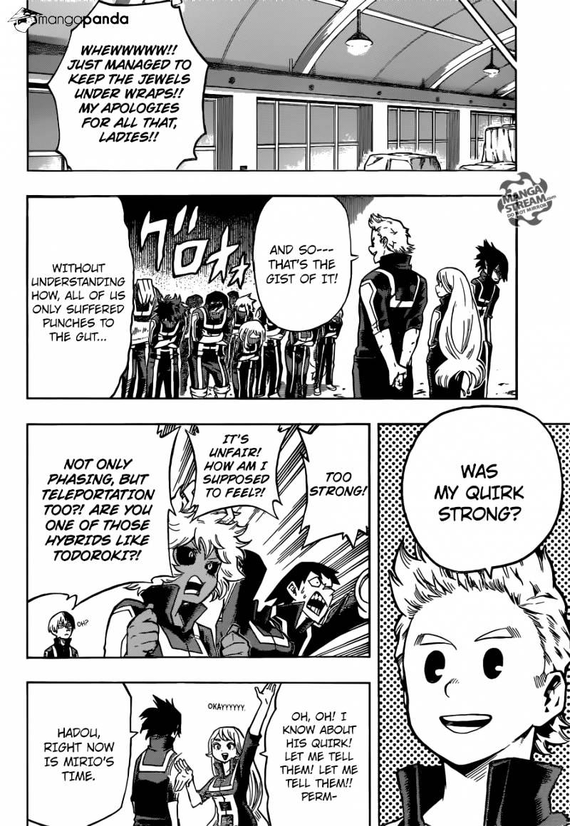 My Hero Academia, chapter 124