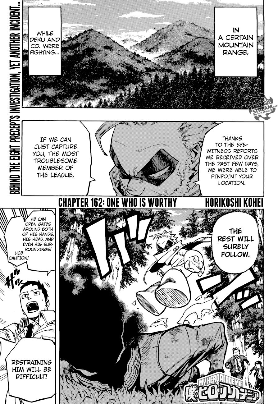 My Hero Academia, chapter 162