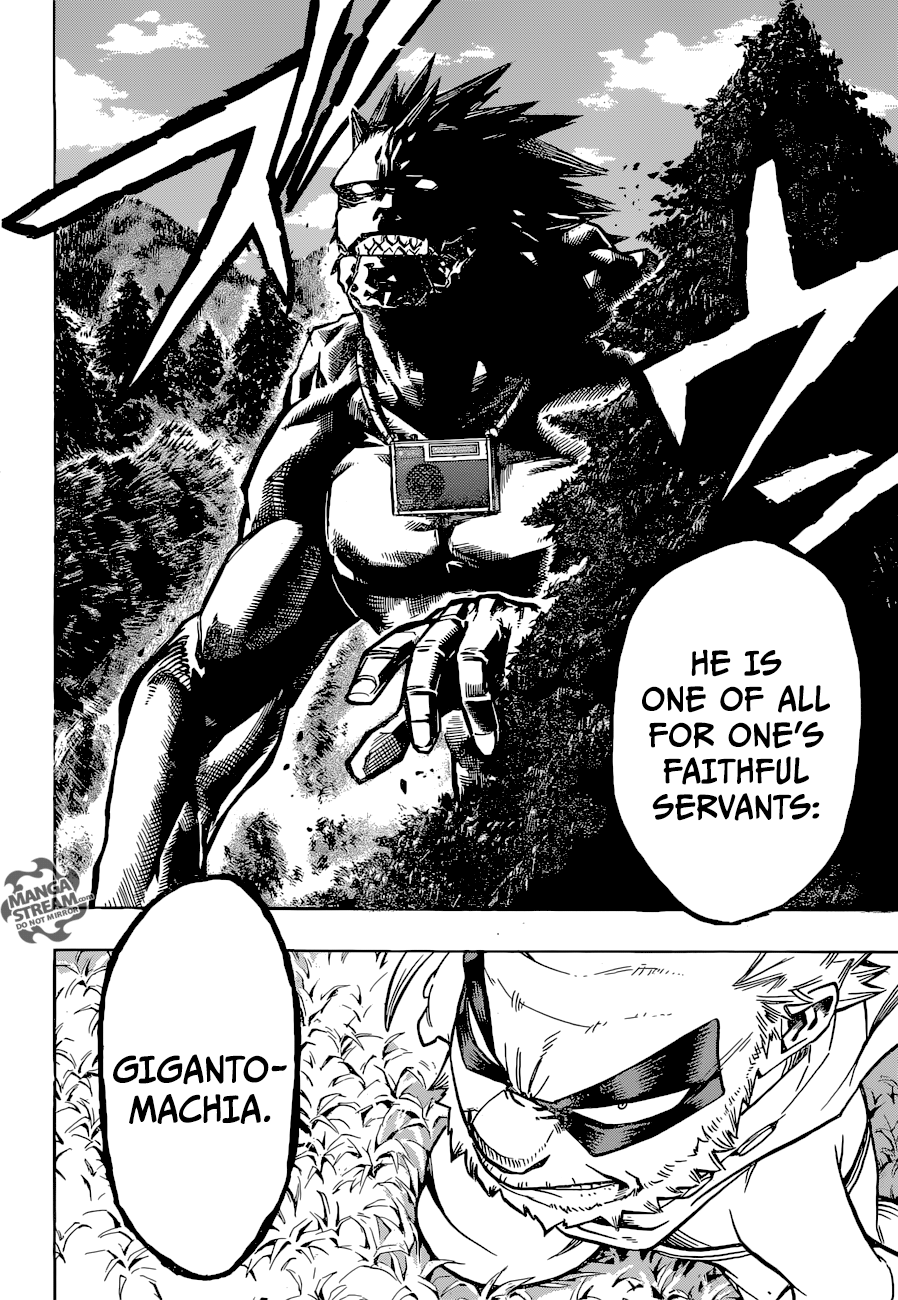 My Hero Academia, chapter 162