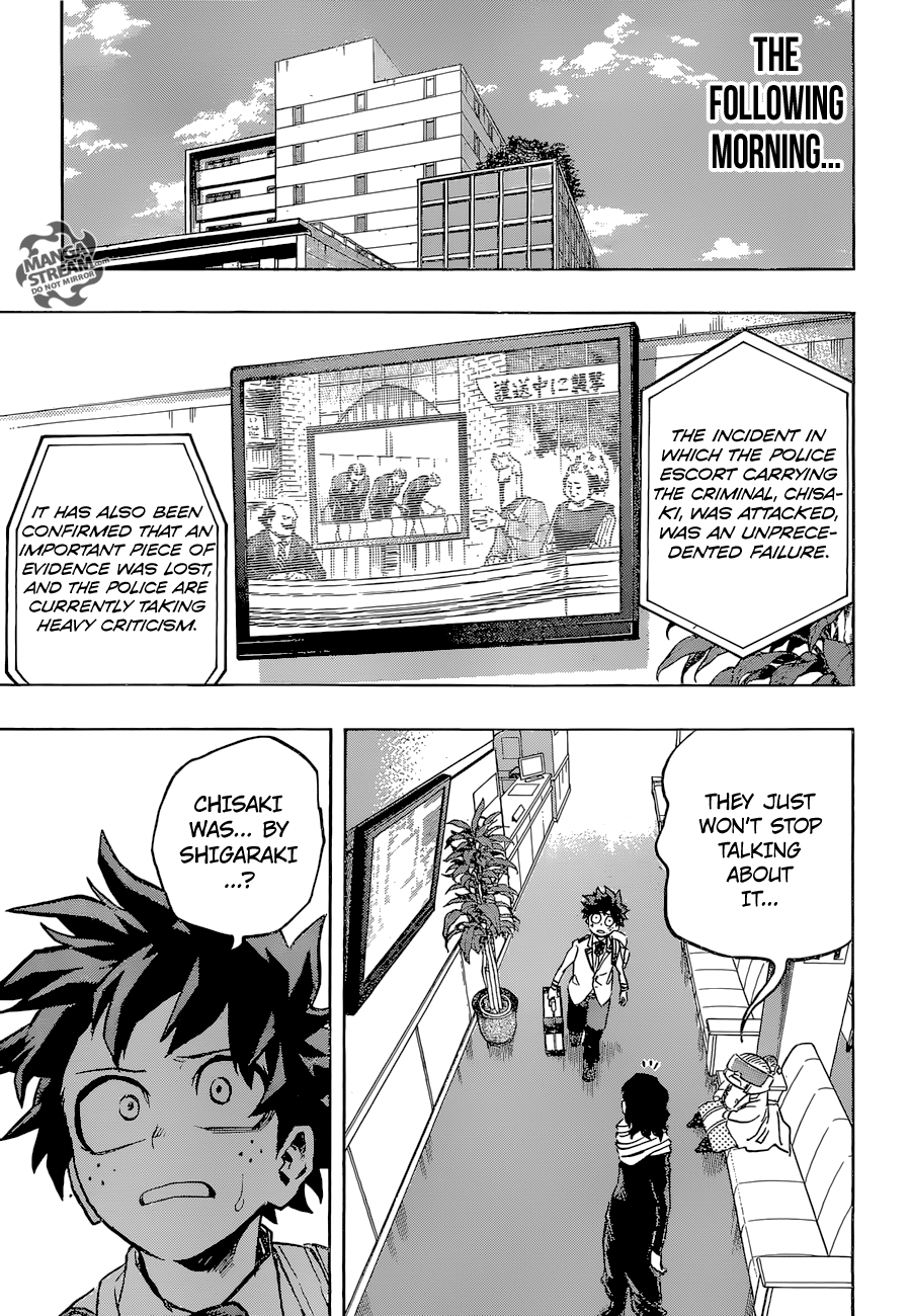 My Hero Academia, chapter 162