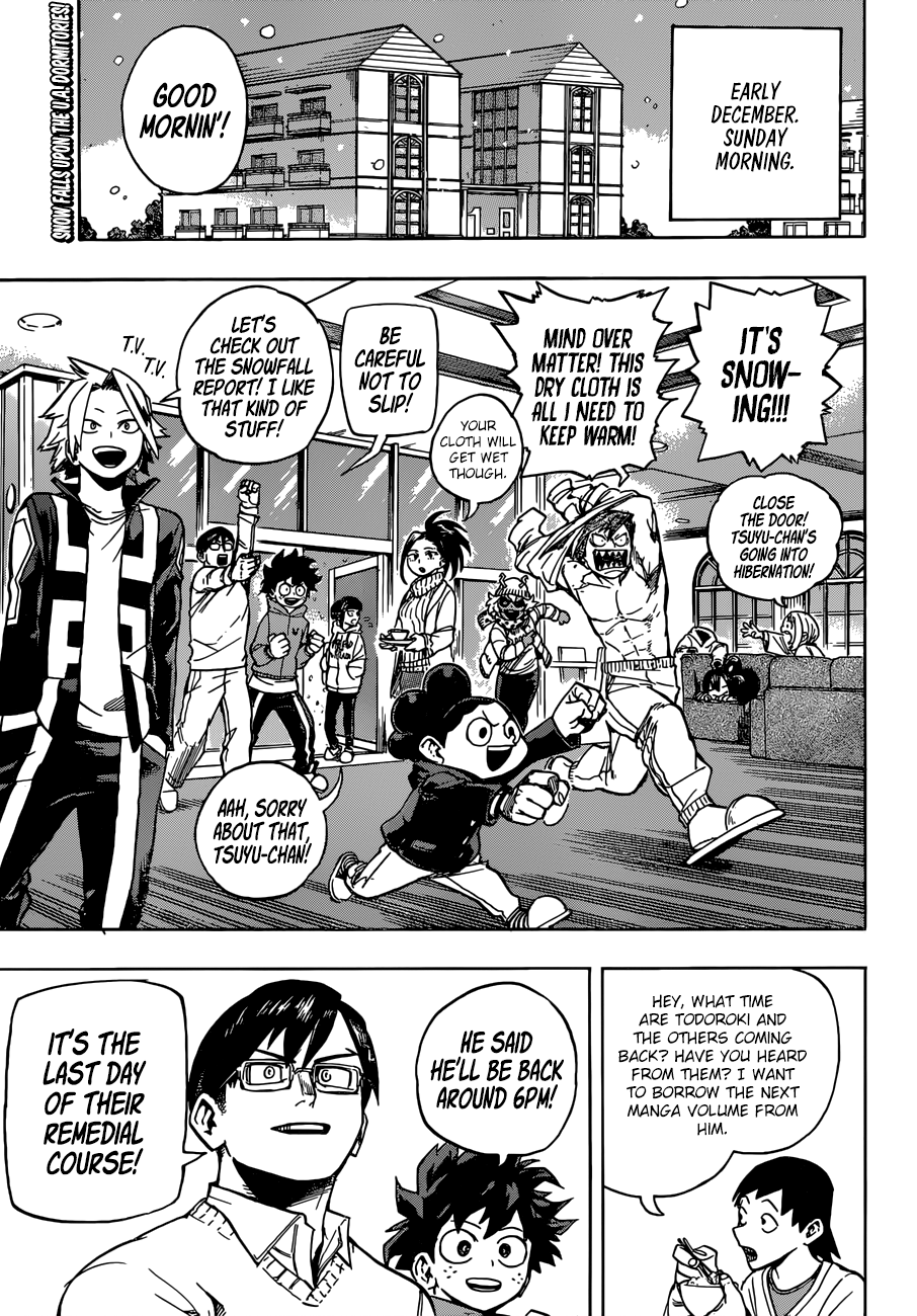 My Hero Academia, chapter 218