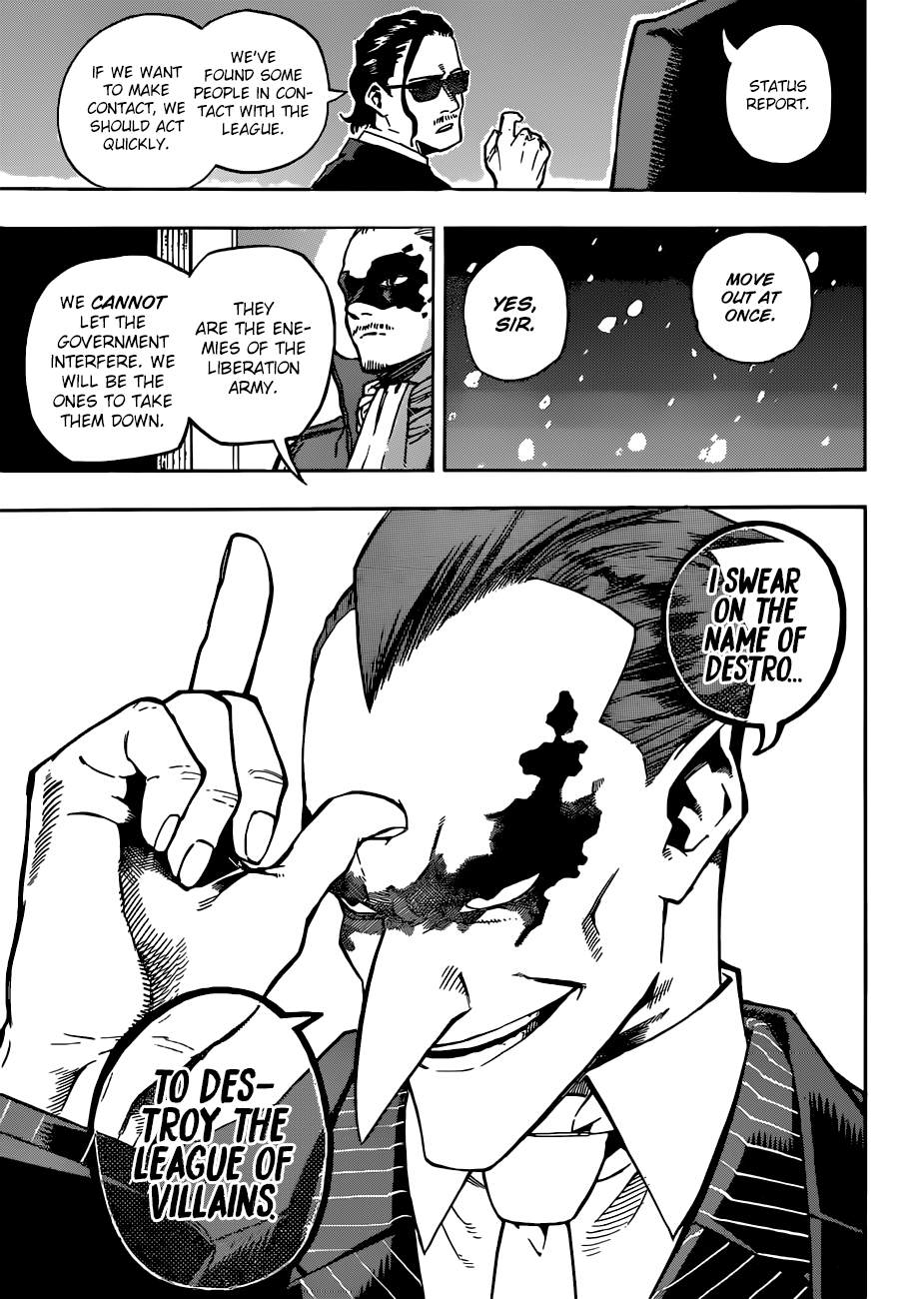 My Hero Academia, chapter 218