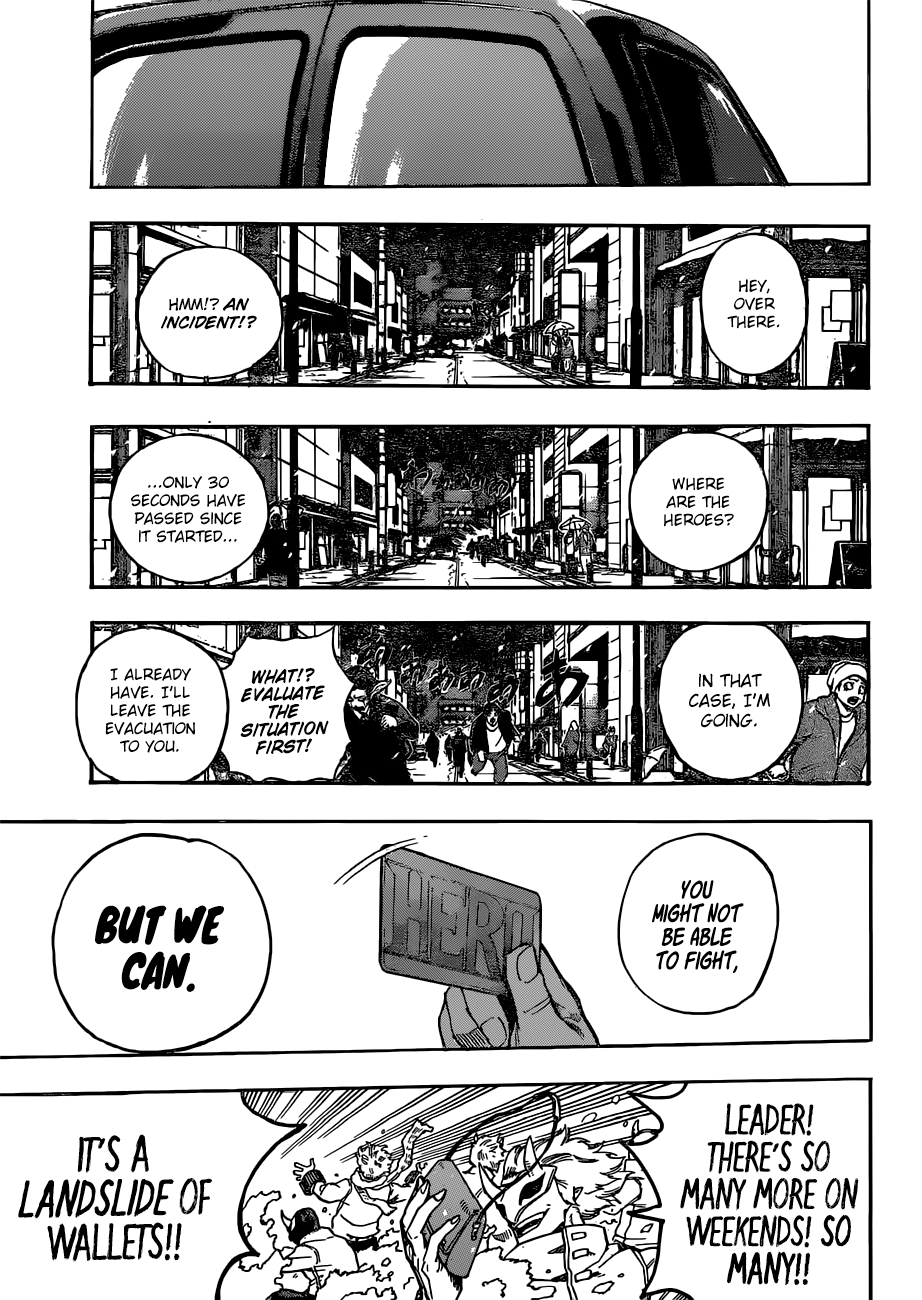 My Hero Academia, chapter 218