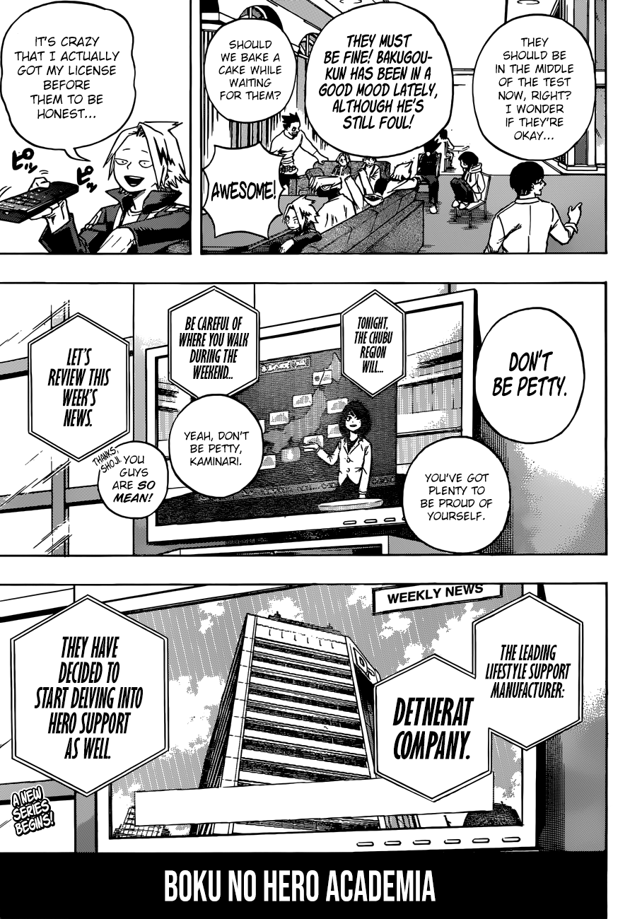 My Hero Academia, chapter 218