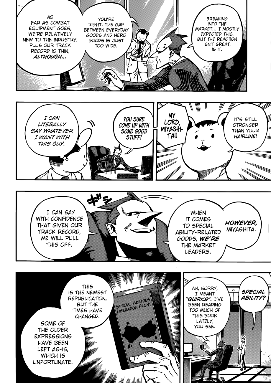 My Hero Academia, chapter 218