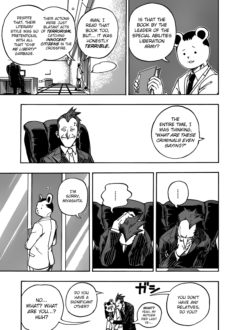 My Hero Academia, chapter 218