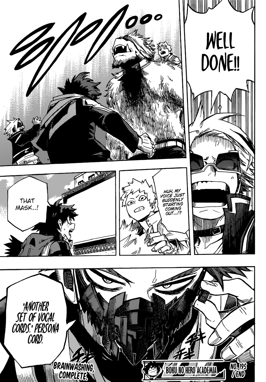 My Hero Academia, chapter 195