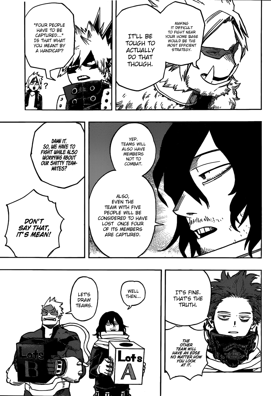 My Hero Academia, chapter 195