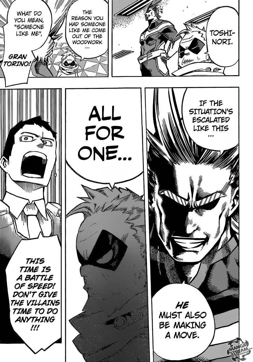 My Hero Academia, chapter 86