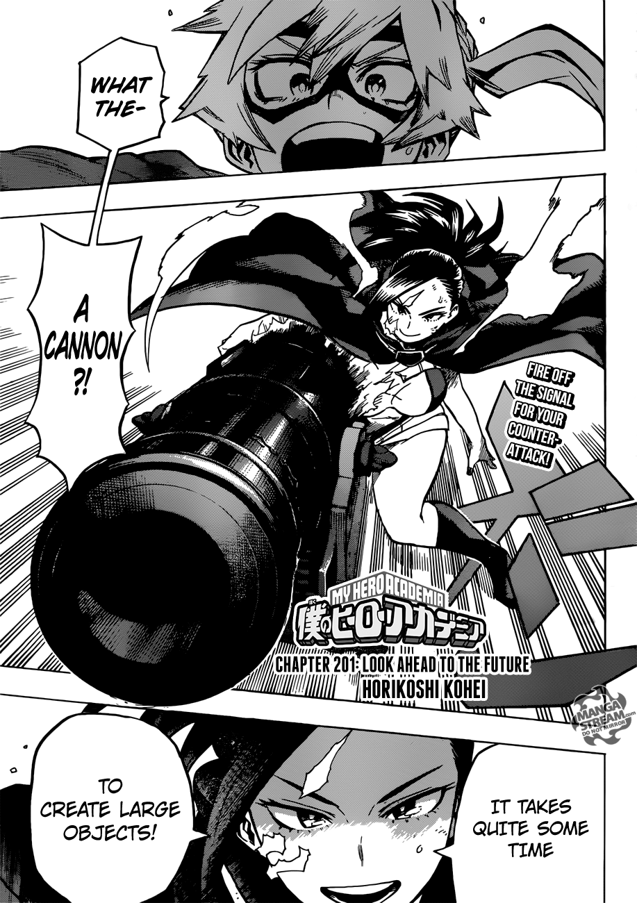 My Hero Academia, chapter 201