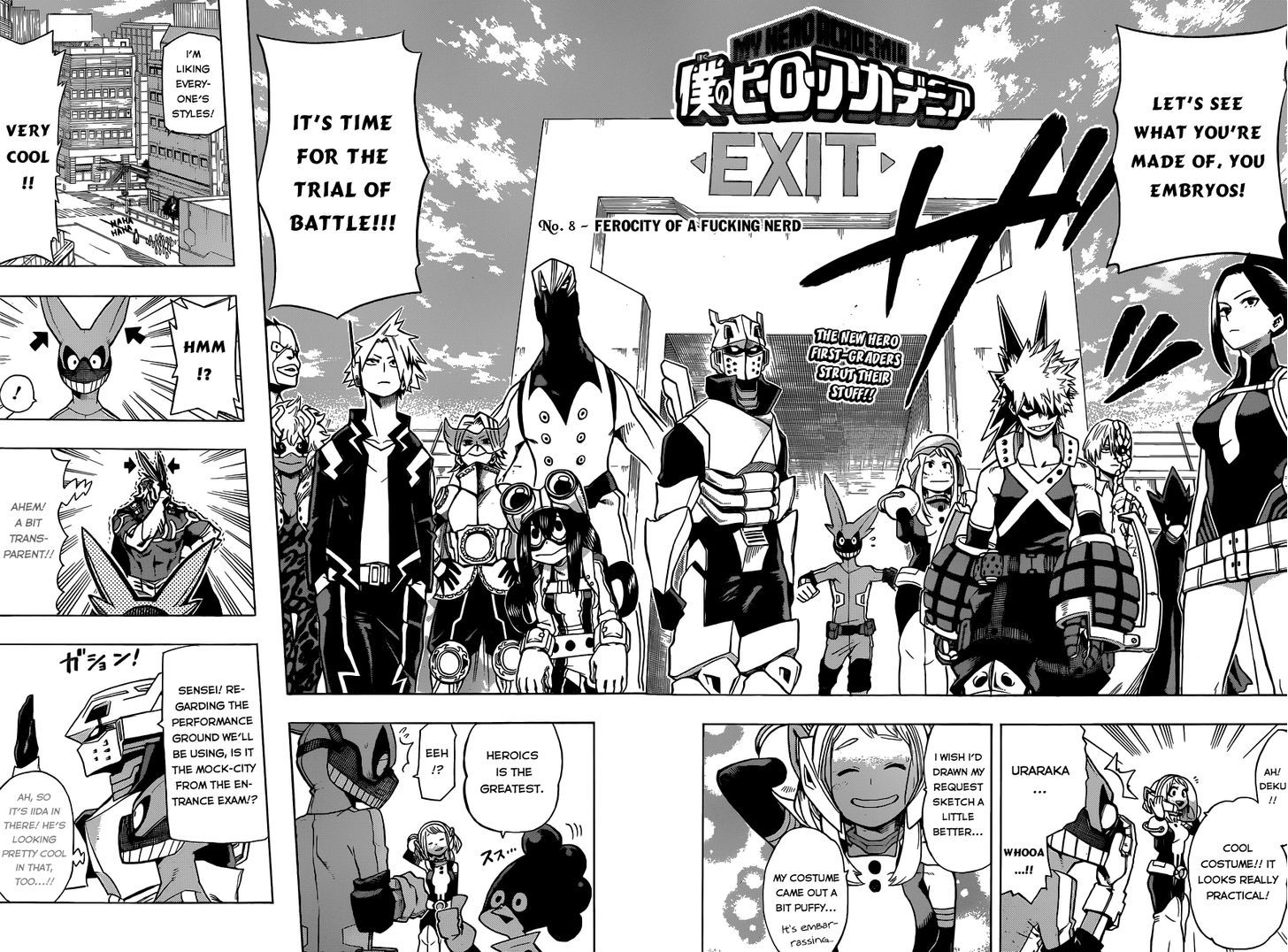 My Hero Academia, chapter 8