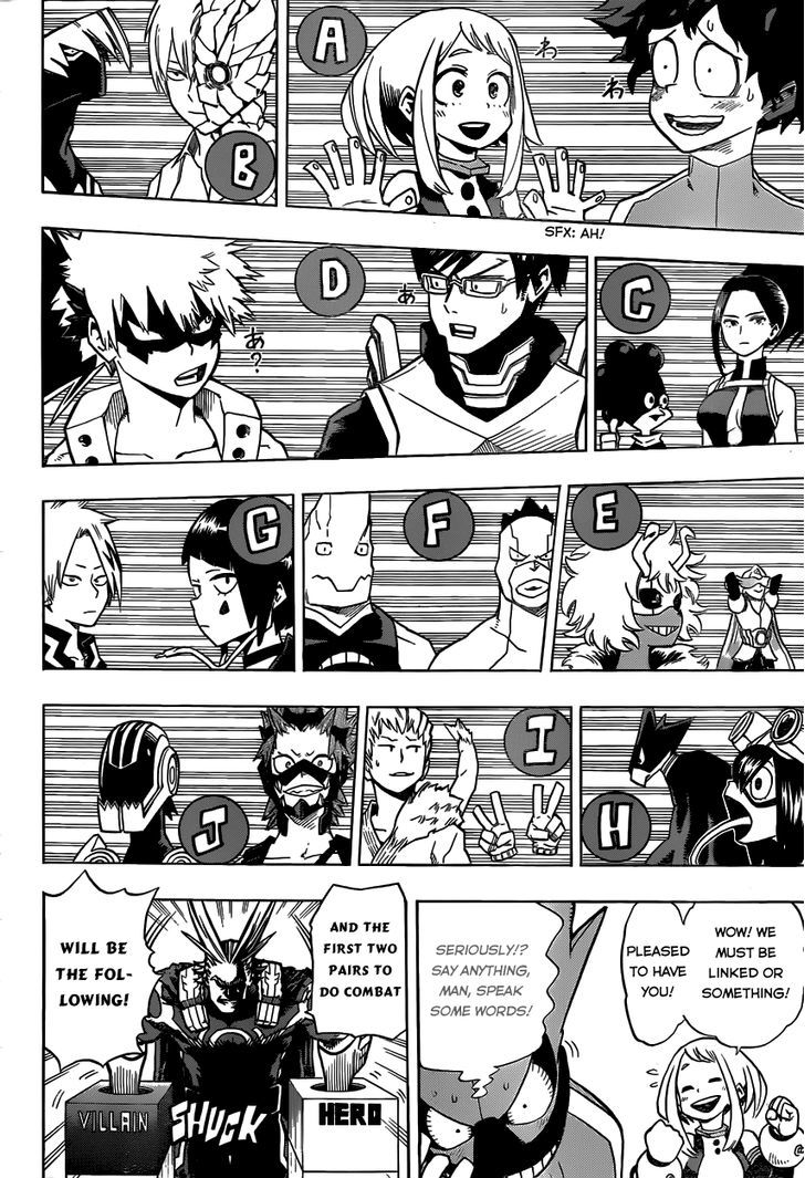 My Hero Academia, chapter 8