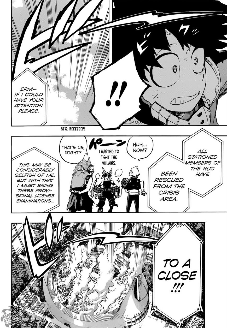 My Hero Academia, chapter 113