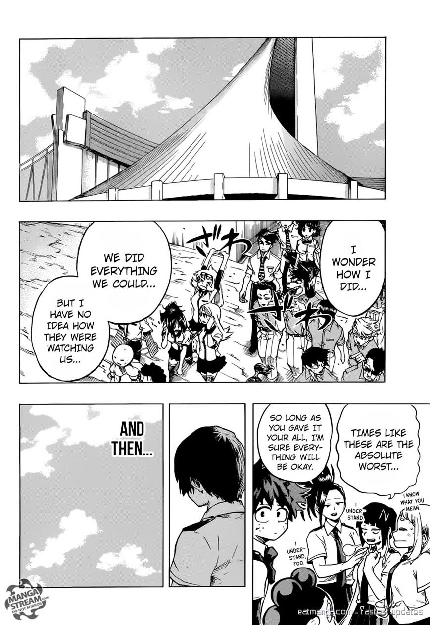 My Hero Academia, chapter 113