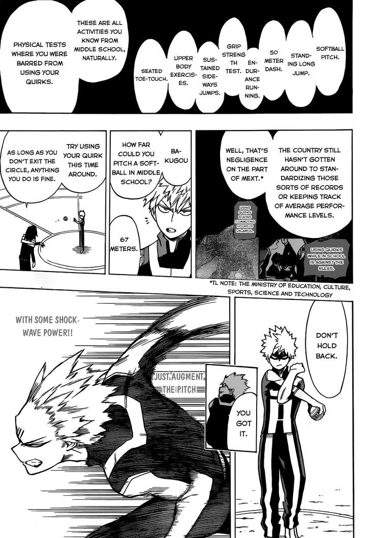 My Hero Academia, chapter 5