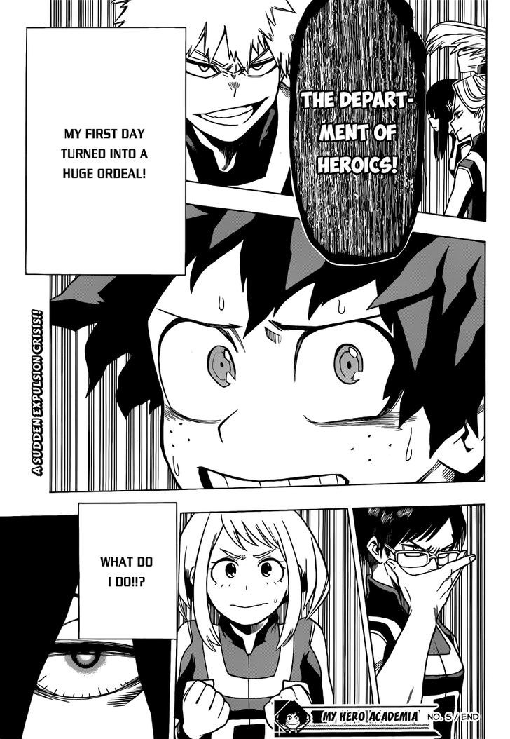 My Hero Academia, chapter 5