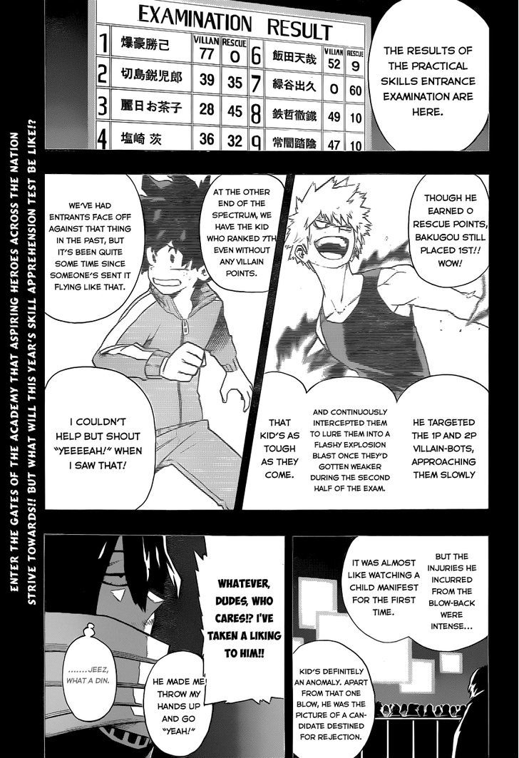 My Hero Academia, chapter 5