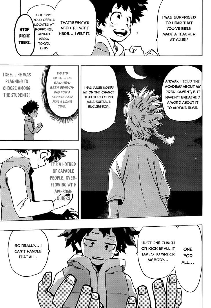 My Hero Academia, chapter 5