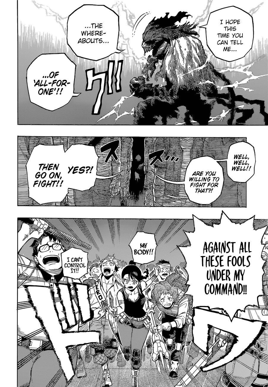 My Hero Academia, chapter 318