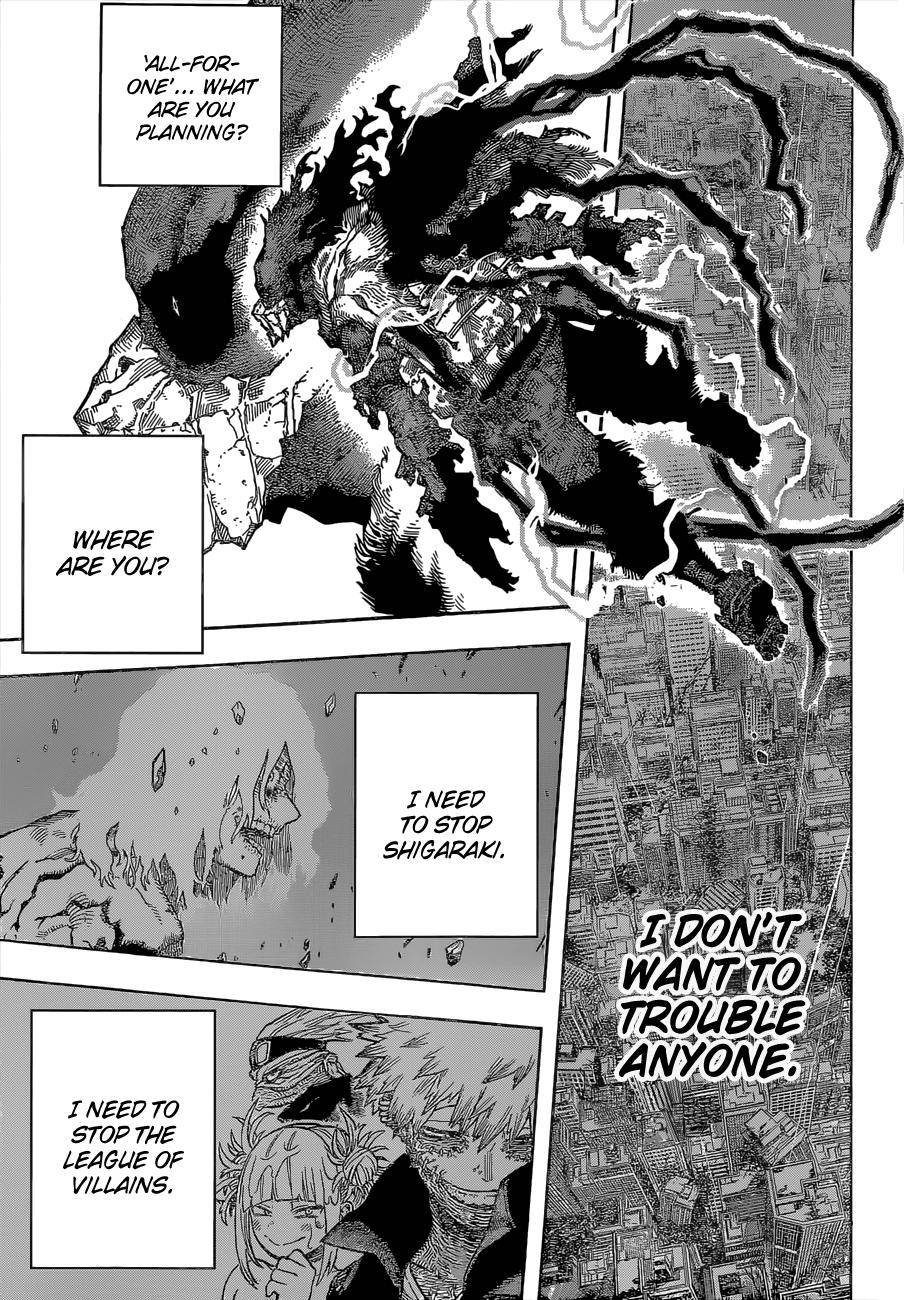 My Hero Academia, chapter 318