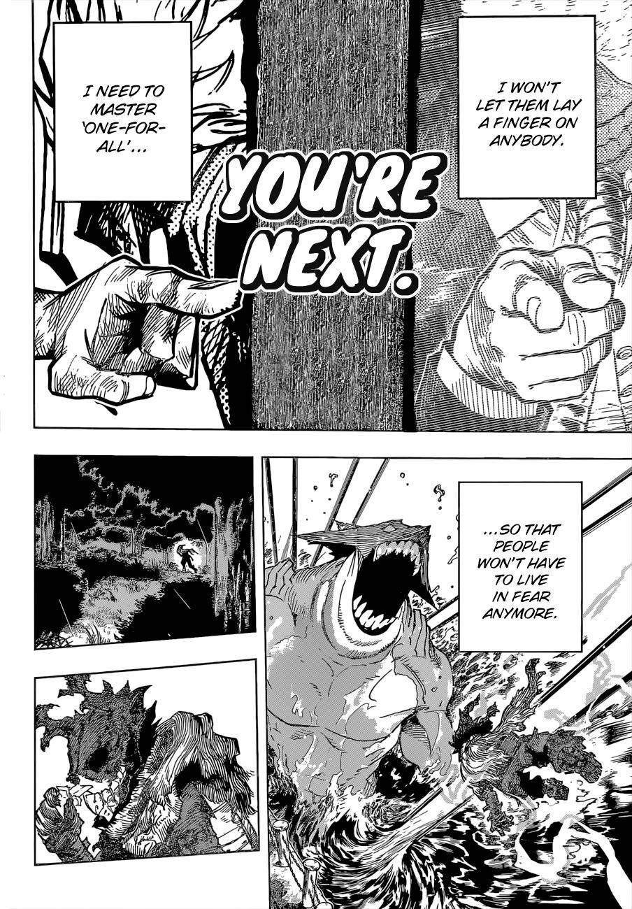 My Hero Academia, chapter 318