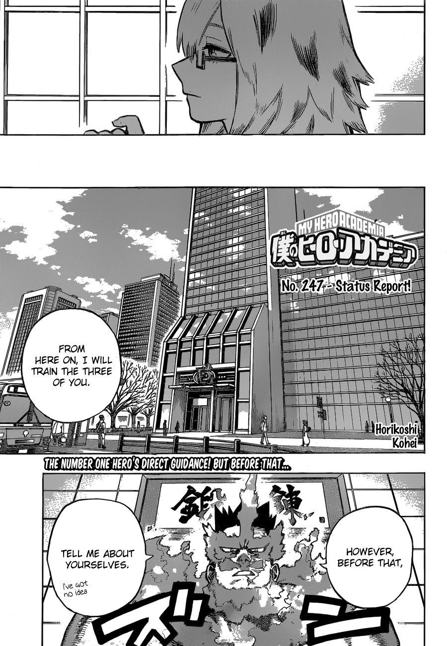 My Hero Academia, chapter 247