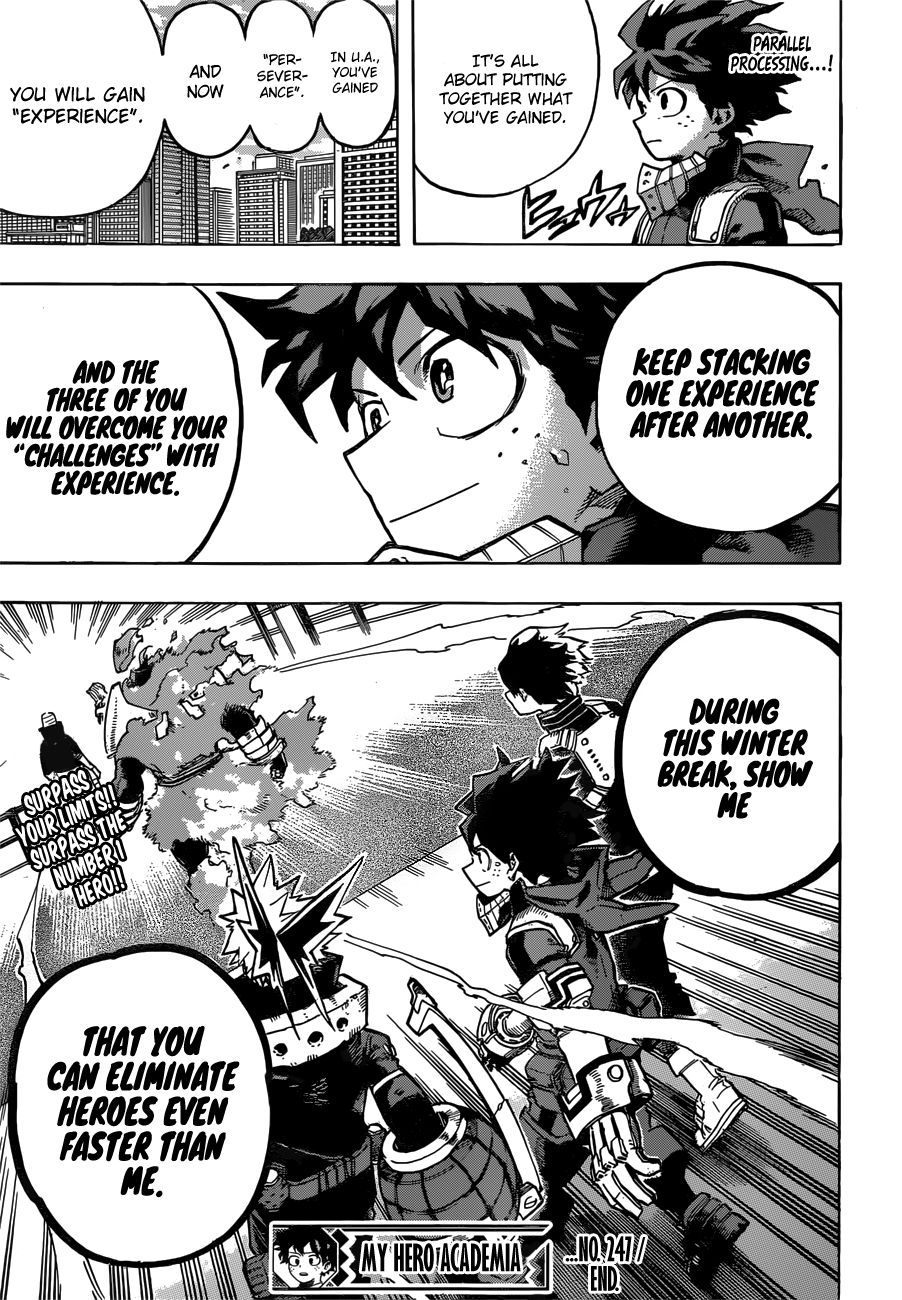 My Hero Academia, chapter 247