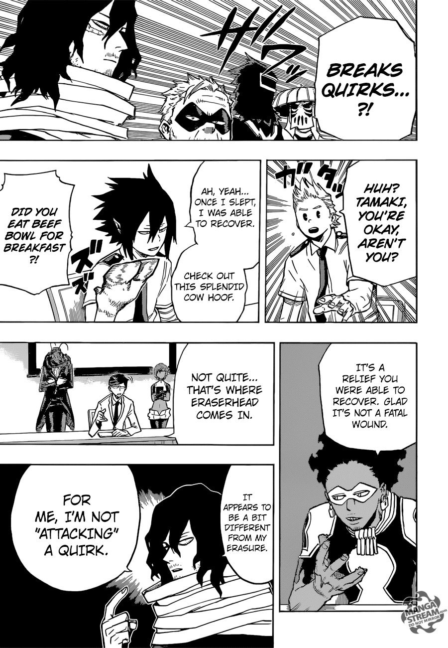 My Hero Academia, chapter 135