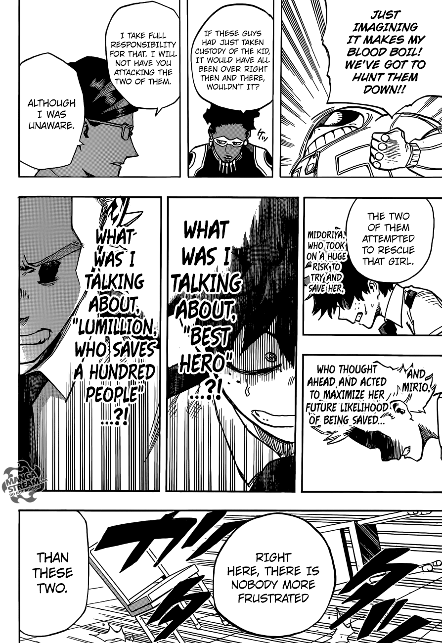 My Hero Academia, chapter 135