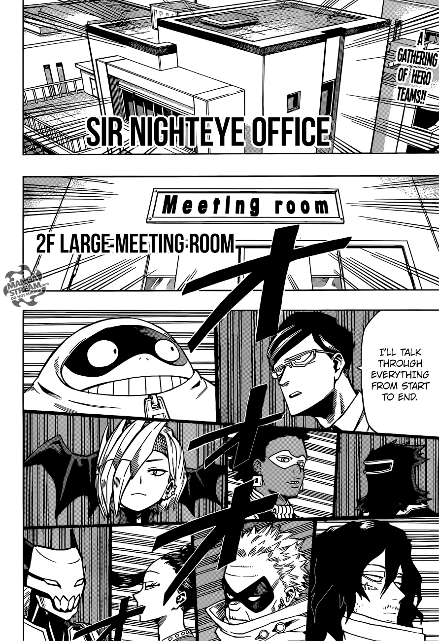 My Hero Academia, chapter 135