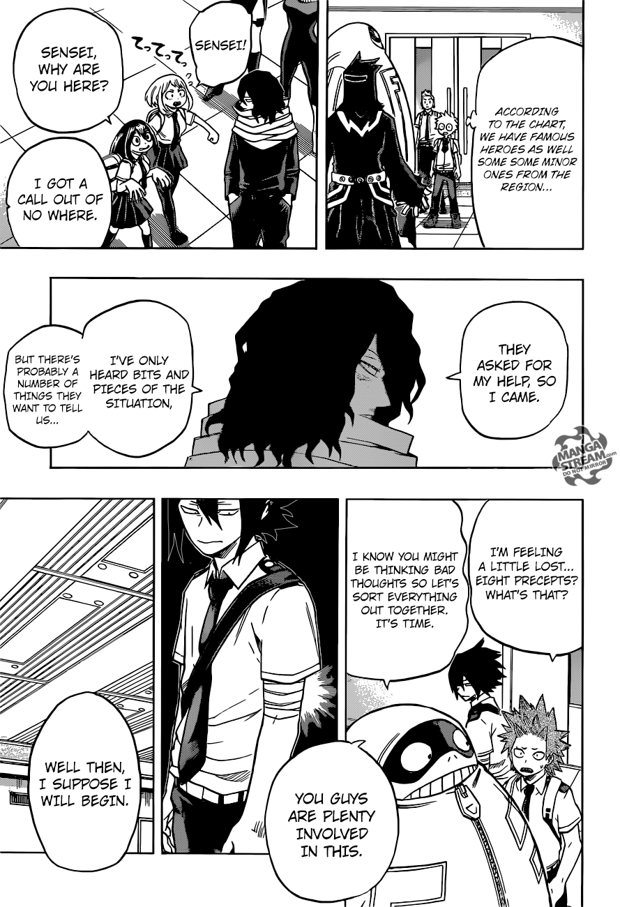 My Hero Academia, chapter 135